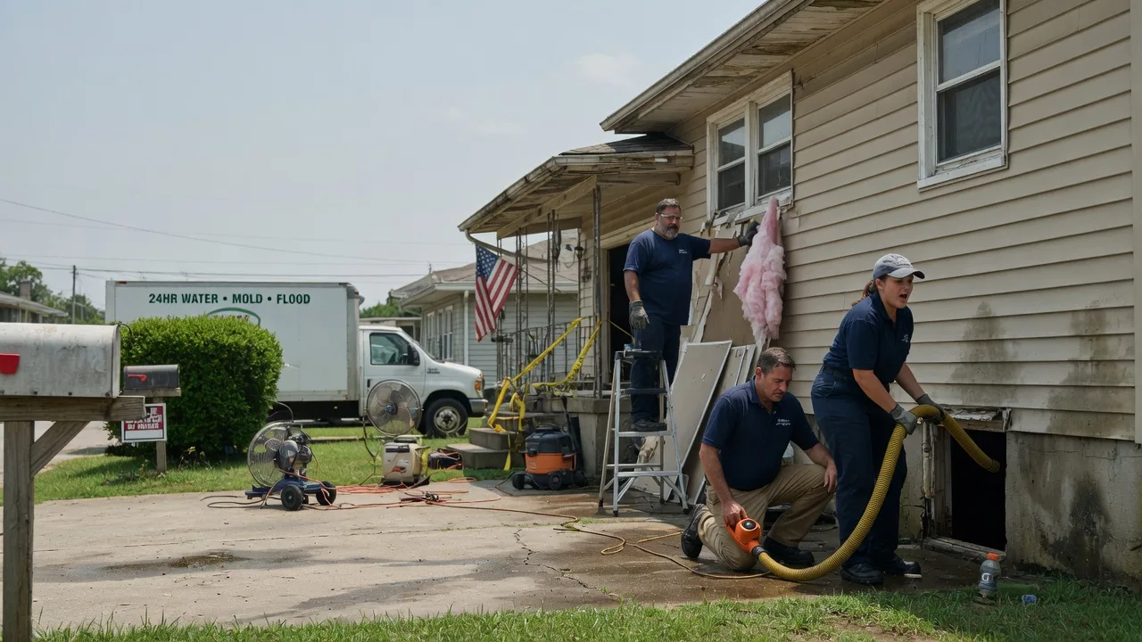 Water Damage Repair in Bourneville, OH near me